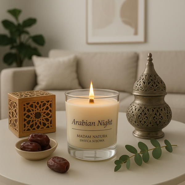 Arabian night madam natura świeca sojowa handmade